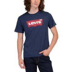 LEVIS - Polera Hombre Lisa con Logo Azul Levis