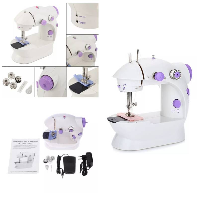 Máquina de coser Manual pequeña, Mini máquina de coser portátil