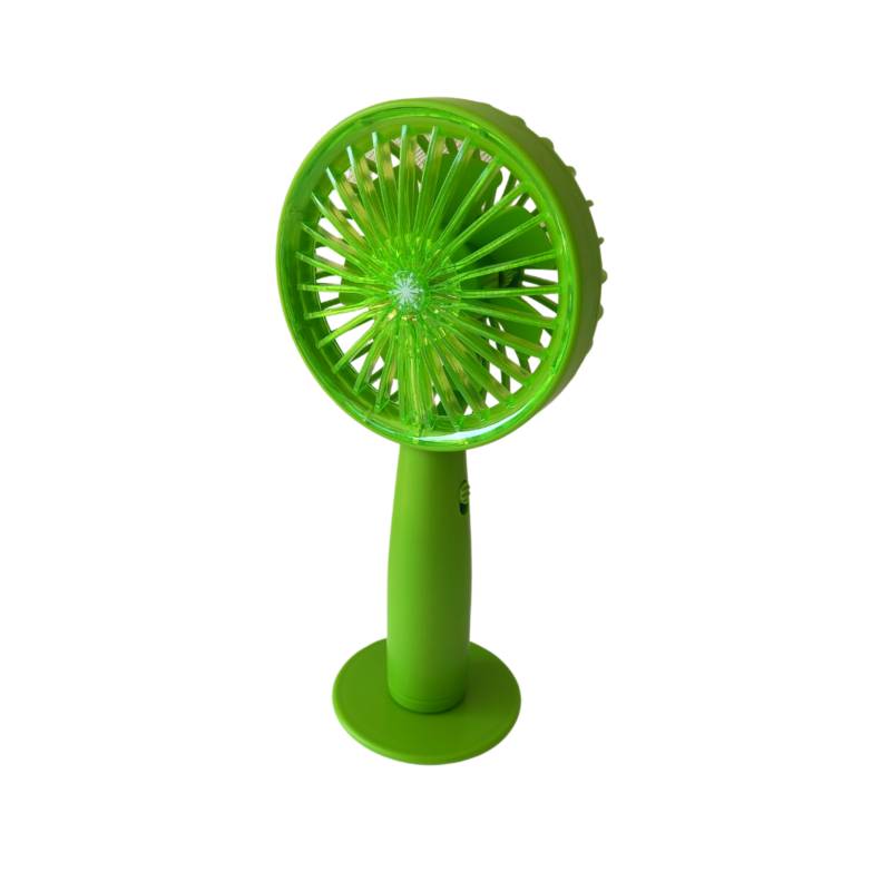 Mini ventilador portátil con reposador (Verde oliva)