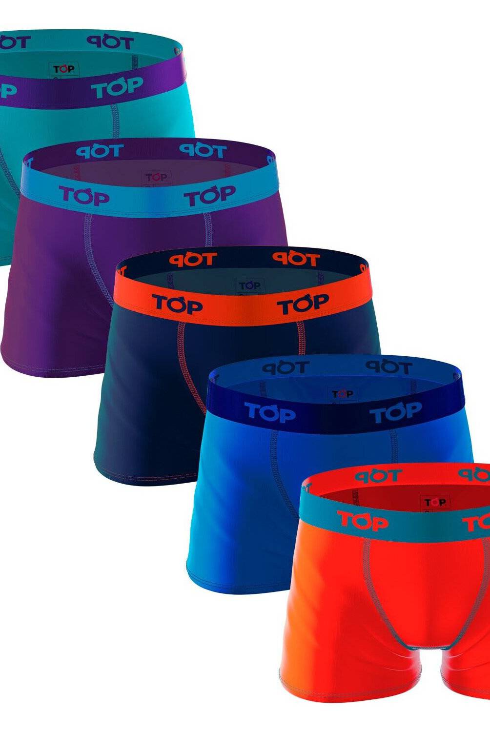 TOP - Boxer Infantil Color Pack 5