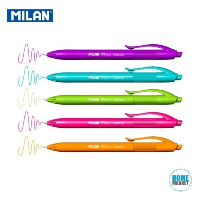 MILAN Lapices Boligrafos P1 Touch Colores 24 Unidades