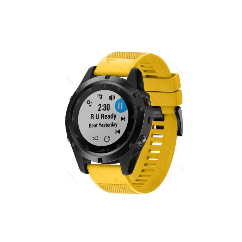 Correa silicona con hebilla Garmin Fenix 5x/6x (naranja) 