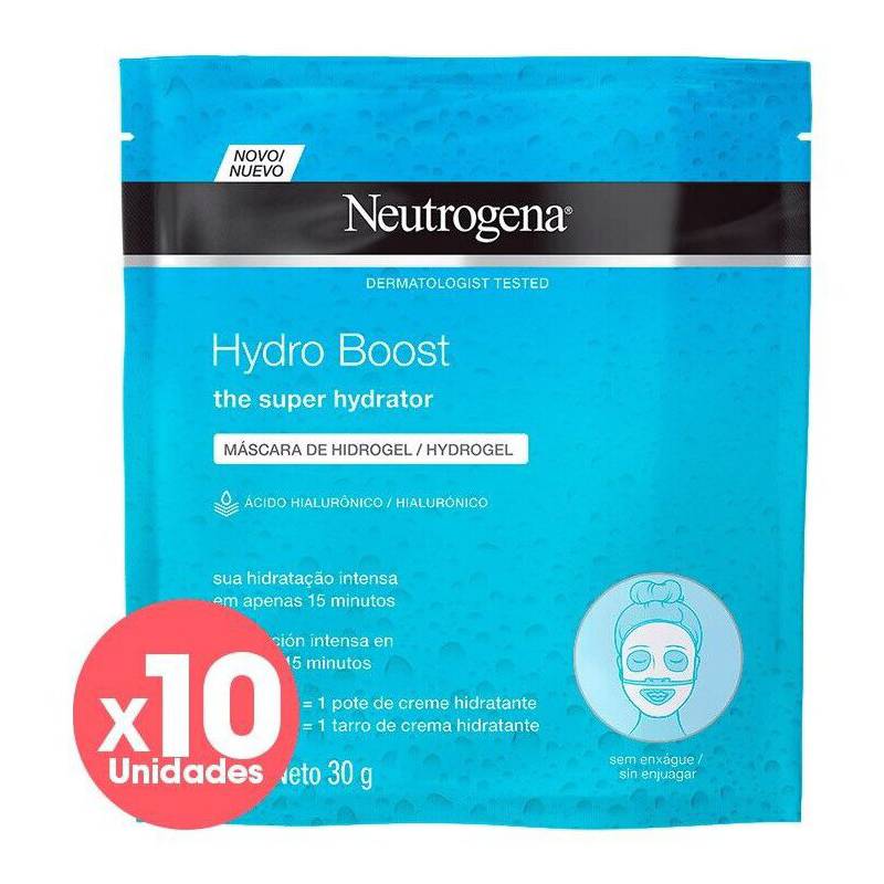 NEUTROGENA - Pack Máscaras Hydroboost Neutrogena x10 unidades