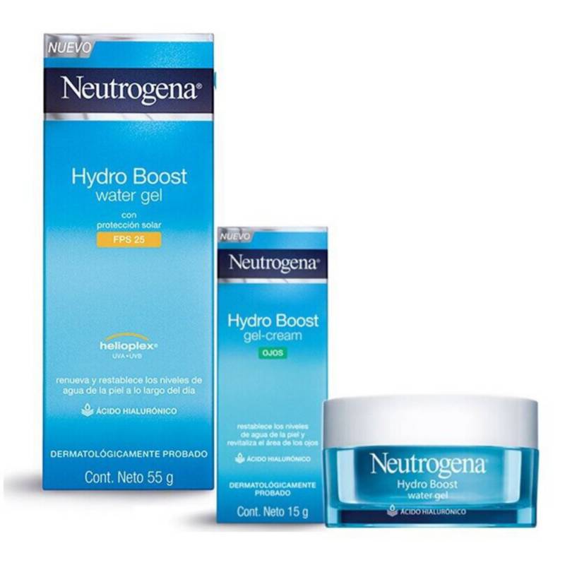 NEUTROGENA - Pack Crema Y Gel Hydroboost Neutrogena X3 Unidades