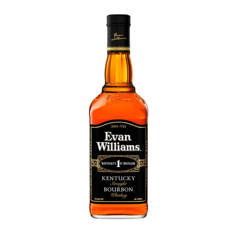 EVAN WILLIAMS - Evan William Black (700ml 43%), Bourbon