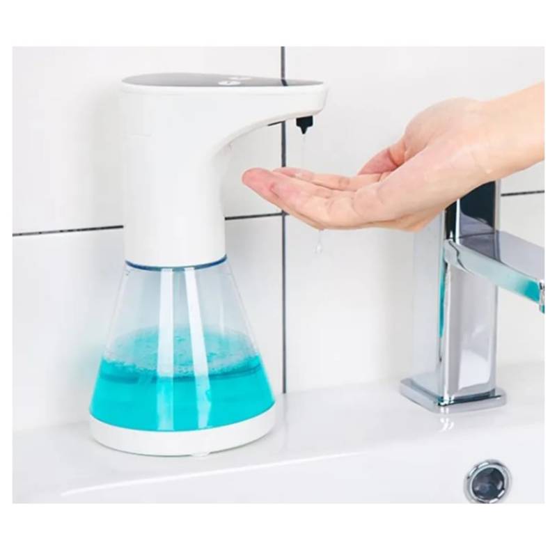 Dispensador jabón baño de cristal 480ml