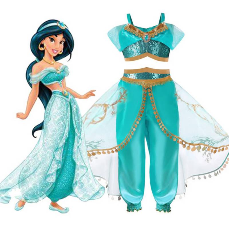 Disfraz Aladdin Jasmín princesa para niña