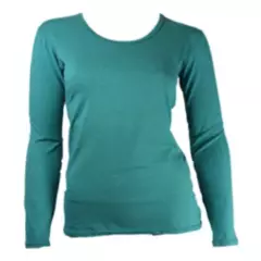 GENERICO - Camiseta mujer manga larga - cuello redondo Ultratermico