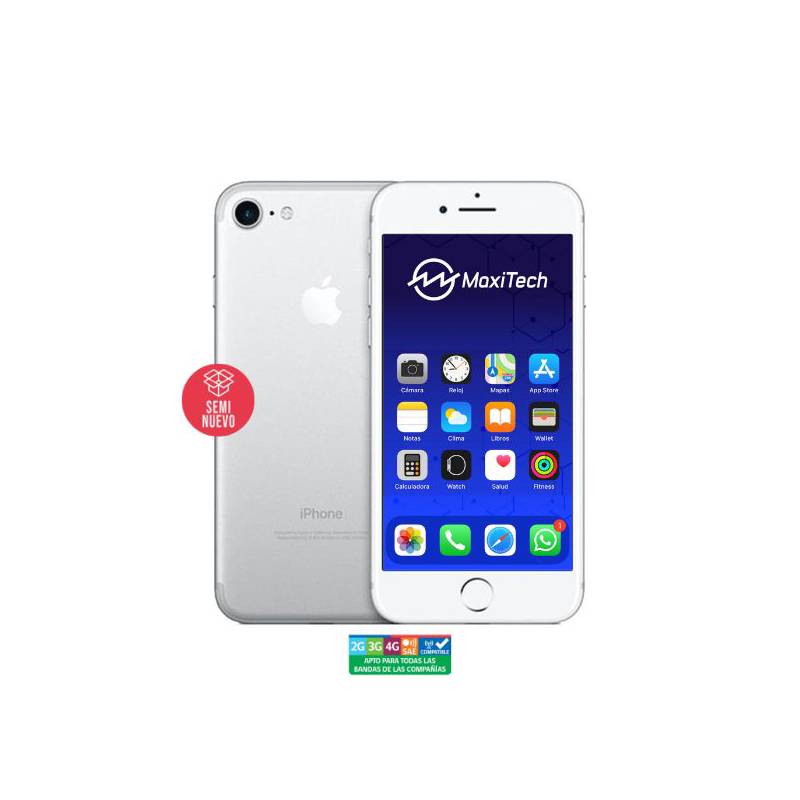 APPLE - iPhone 7 32 GB Silver - Reacondicionado
