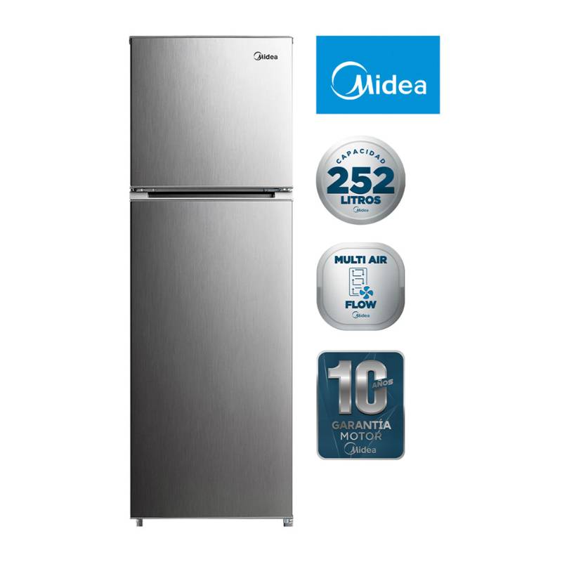 MIDEA - Refrigerador Midea No Frost 252 Litros MRFS-2700G333FW8
