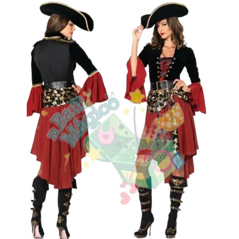BAUL MAGICO Disfraz Pirata Mujer Talla L-XL Cod: 22086