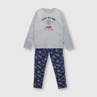 Pijama de niño de algodón Mickey azul (2 a 12 años) - Colloky Chile