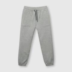COLLOKY - Pantalón de niño de buzo con bolsillos gris melange (2 a 12 años)