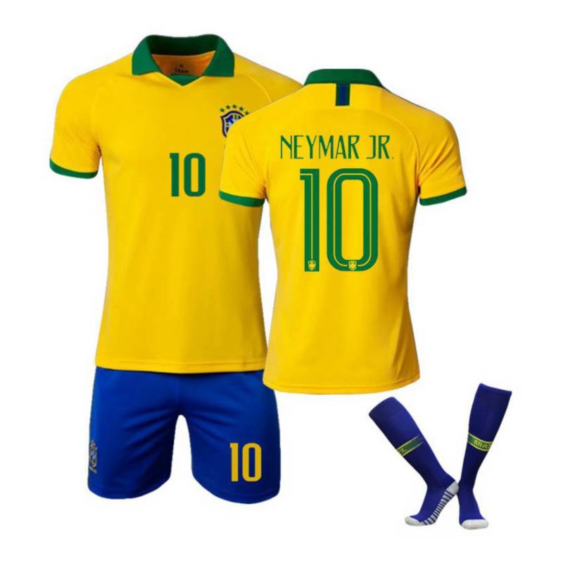 TIOZONEY Camiseta de fútbol copa america brazil home colours neymar jr10
