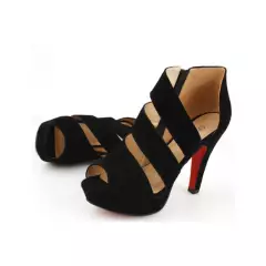 VATYERTY - Sandalias de tacón alto de moda bombas zapatos para mujeres -negro.