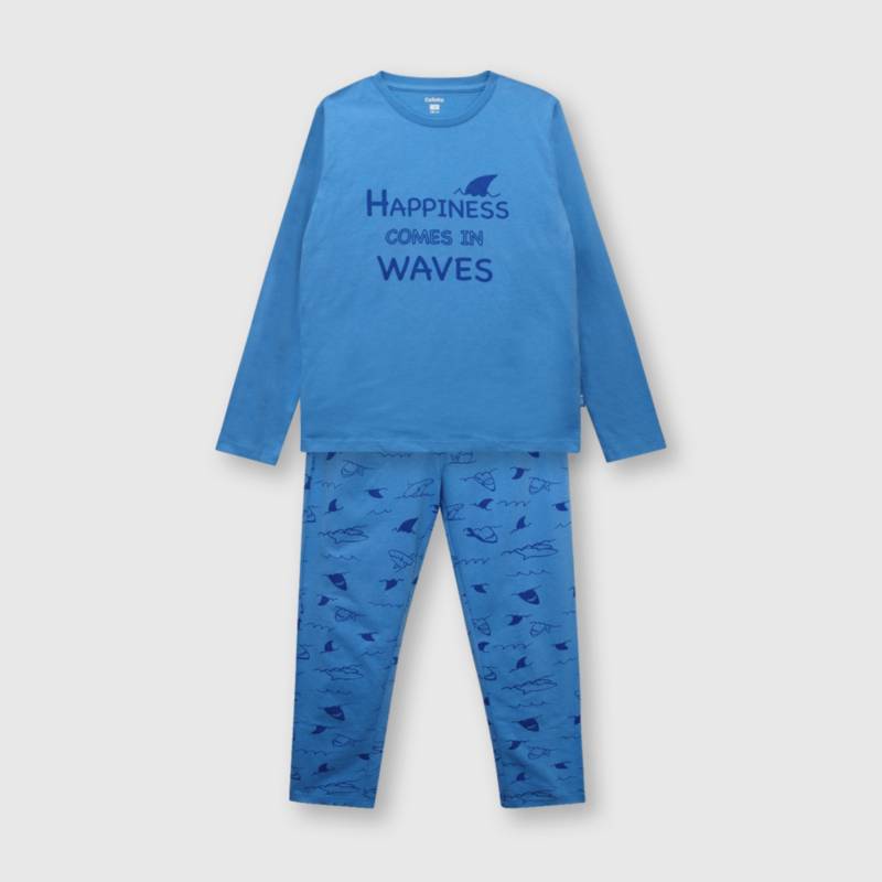 COLLOKY Pijama de niño de algodón azul / blue (2 a 12 años) 6 6