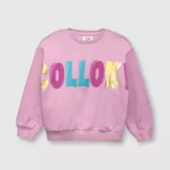 COLLOKY - Polerón de niña colloky chicle (2 a 12 años)