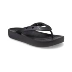 CROCS - Sandalia Crocs Classic Platform Flip Flop Mujer Black