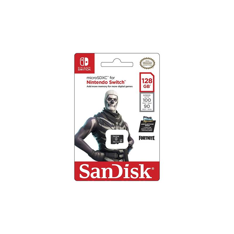 SanDisk 128GB Fortnite microSDXC Tarjeta para Nintendo Switch