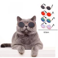 GENERICO - Gafas de sol para mascotas color rosa