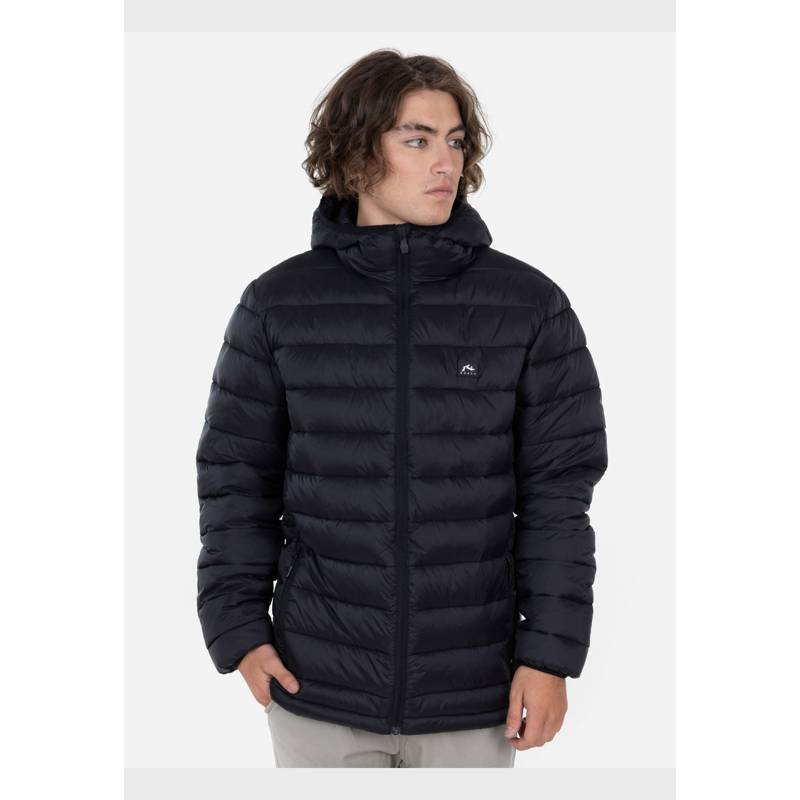 RUSTY Parka BASIC HOOD PUFFA Hombre Negro Rusty falabella