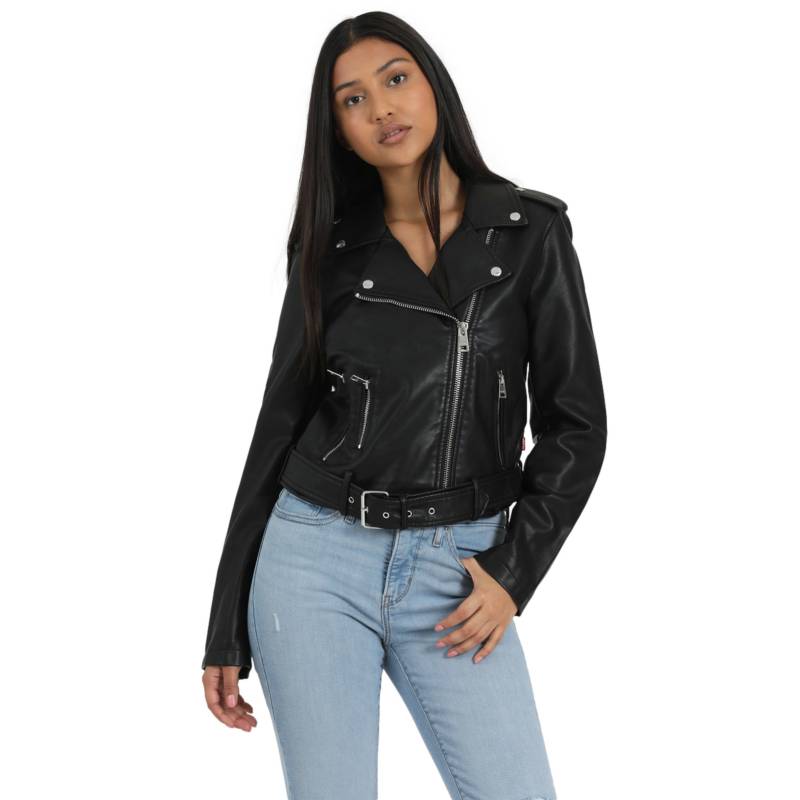 Mujer Belted Moto Negro Levis | falabella.com