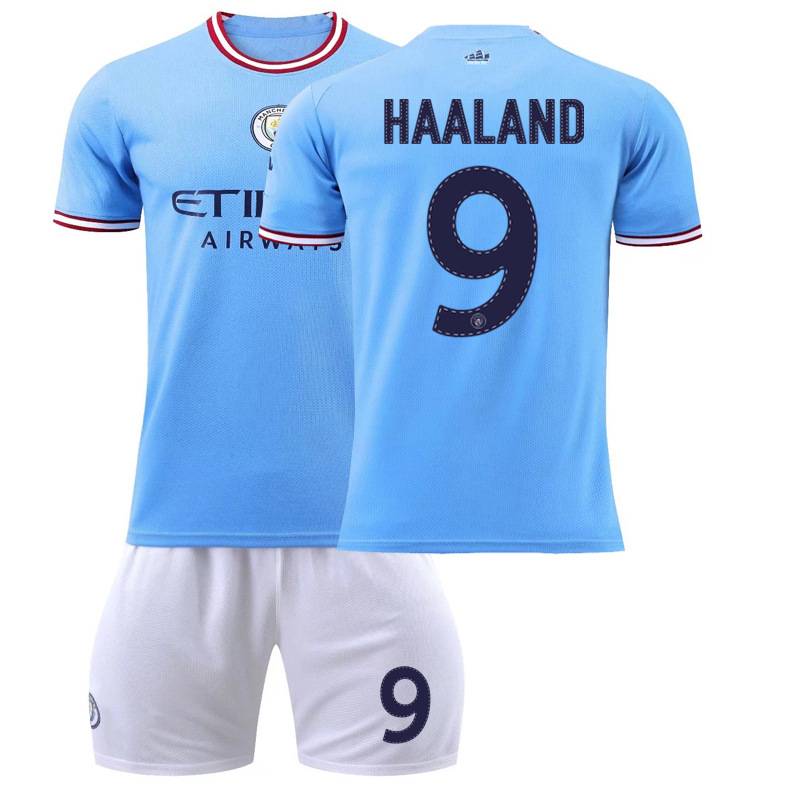GENERICO Camiseta de fútbol Manchester City F.C. home colours HAALAND 9