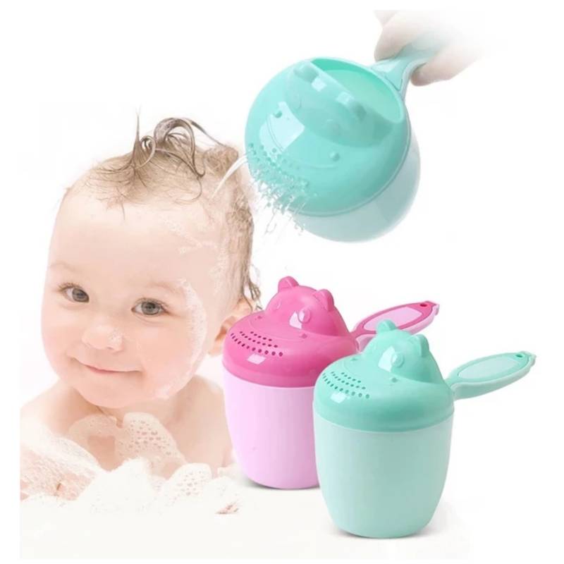 GENERICO Regadera jarro para ducha baño de bebés y niños verde
