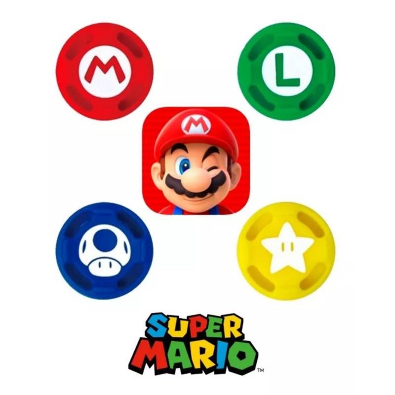 GENERICO - Grips Analógicos Nintendo Switch Diseños Mario