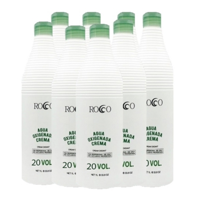 ROCCO Agua Oxigenada Rocco de 40 Volumenes 1Litro Oxidante en Crema