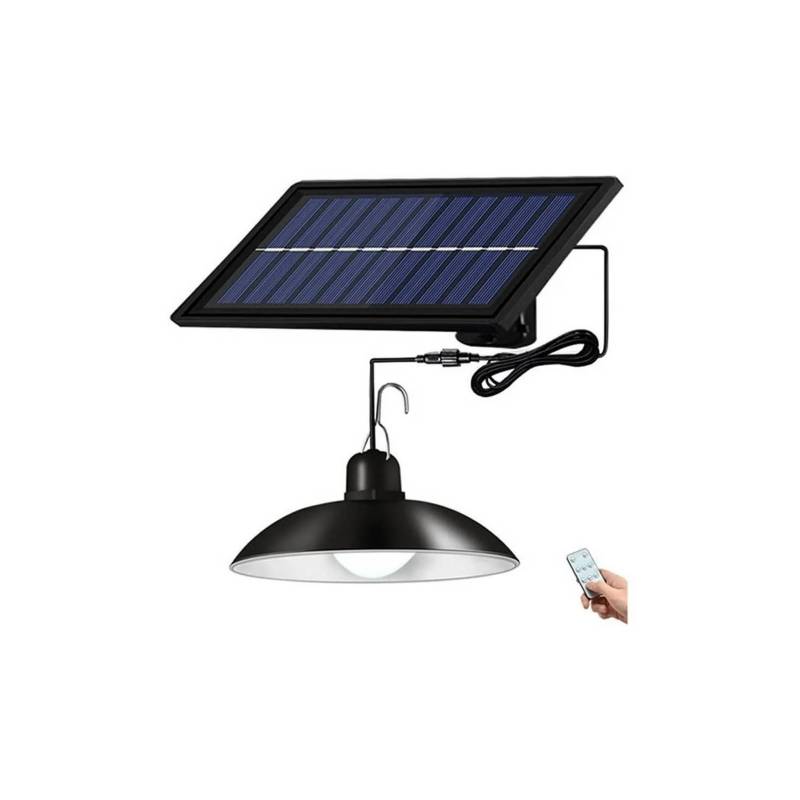 Foco LED solar 120W con placa solar - luz Neutra