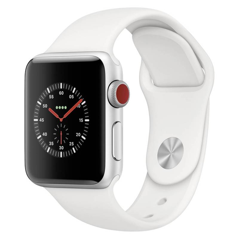 APPLE - Apple Watch S3 38mm Cellular Silver White Movistar