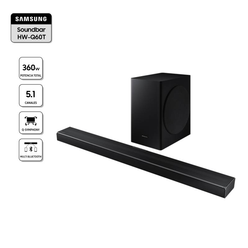 SAMSUNG - Soundbar Hw-Q60T De 360W Y 5.1Ch Samsung