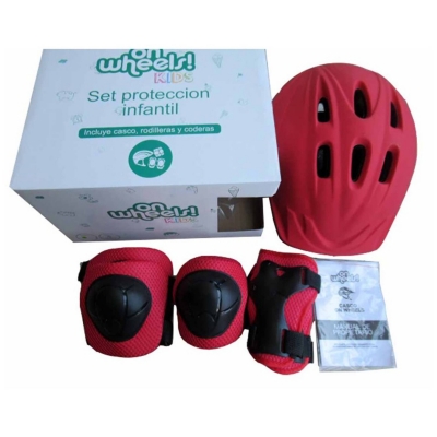 Casco Infantil con Luz Rojo OnWheels!