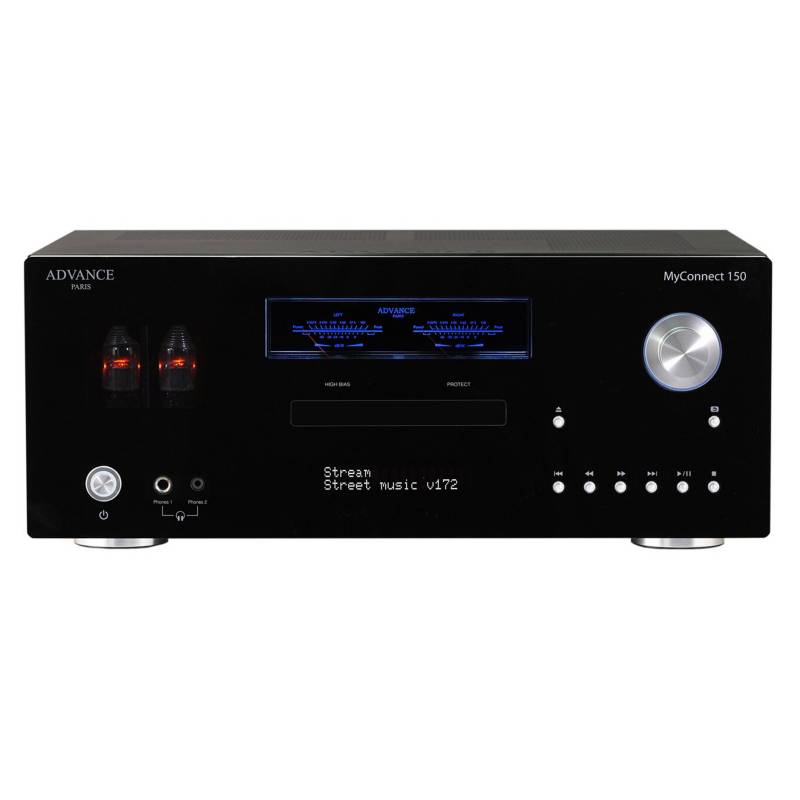 ADVANCE ACOUSTIC - Amplificador Stereo Player Streaming MYCONNET150