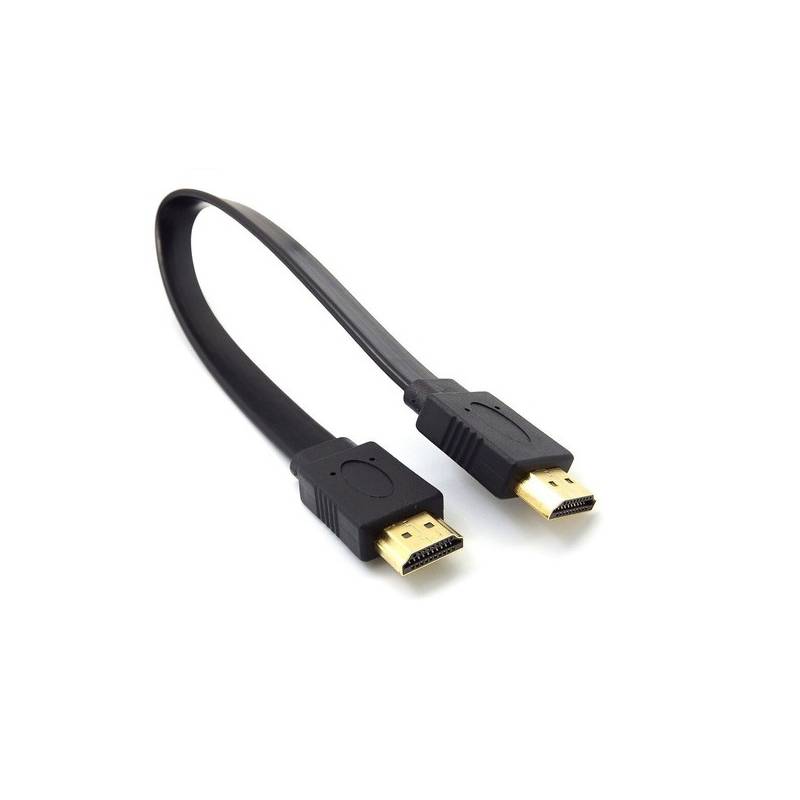 Longitudinal: - Cable corto compatible con HDMI de alta calidad, 30cm, Full  HD, compatible con conector 3D macho a macho, Cable