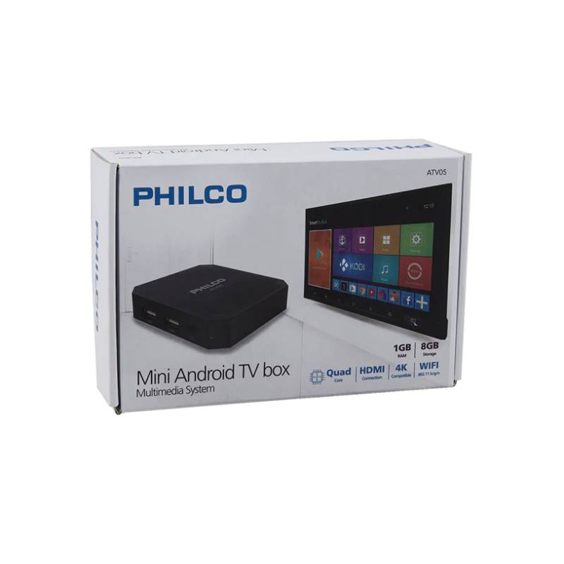 PHILCO - Smart Tv Box Mini Quad-core Android 9.0 1g Ram 8g Rom 4k