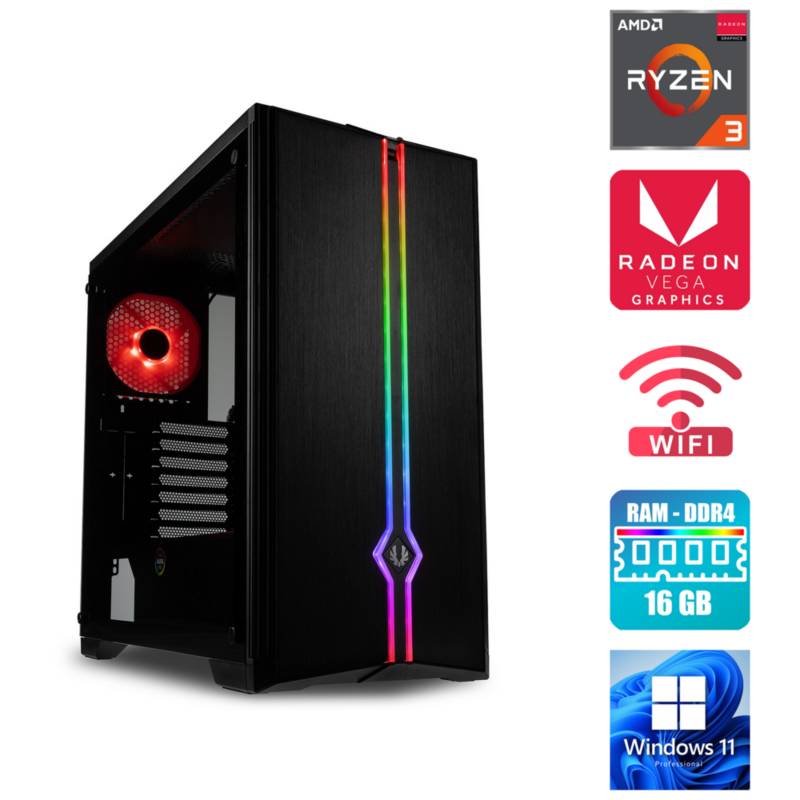 AMD CORP AMD Ryzen 3 3200G Graficos VEGA 16 GB RAM SSD 500GB