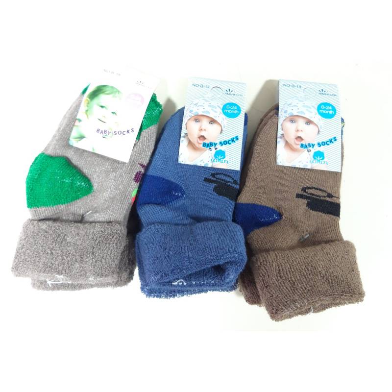 Calcetines para bebé recién nacido con 6 pares de calcetines de algodón