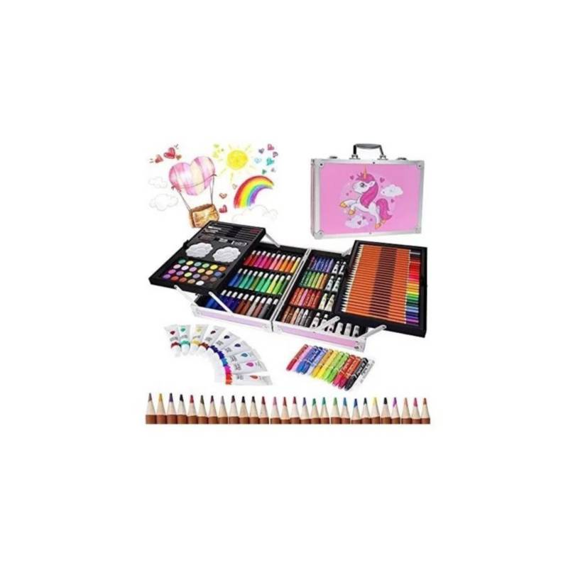 Set De Dibujo Profesional Caja De Metal Con 70 Accesorios - $ 47.990