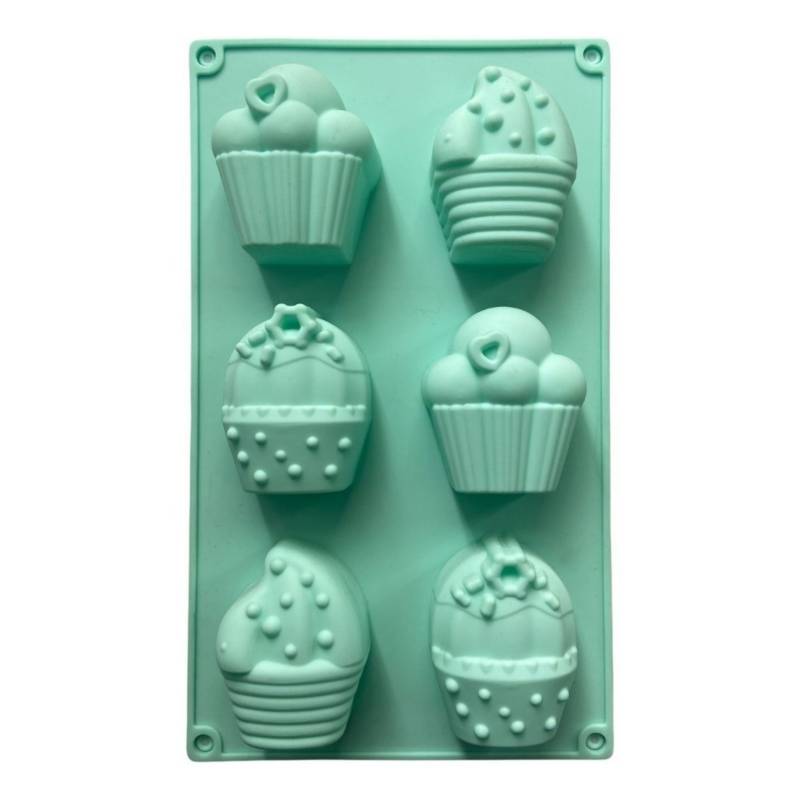 Molde Silicona Moldes Silicona Reposteria Forma Cupcake - Disparo