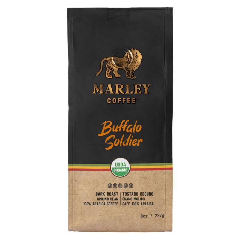 MARLEY COFFEE - Café grano molido orgánico · Buffalo Soldier 227 g