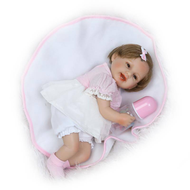 TIOZONEY Muñeca Reborn silicona suave 55cm durmiendo realista niña princes  WOW.
