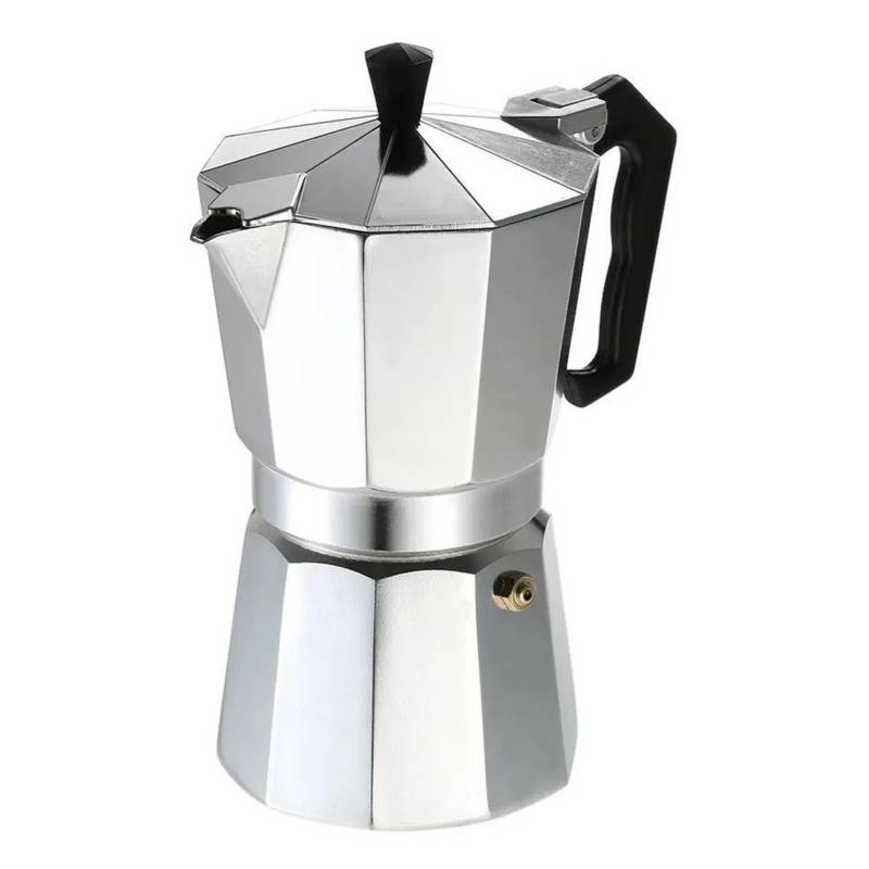 Cafetera Italiana Aluminio 300ml o 6 Tazas Fissman