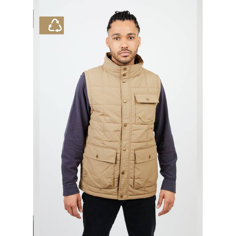 FROENS Chaqueta sin mangas hombre Fisher café froens