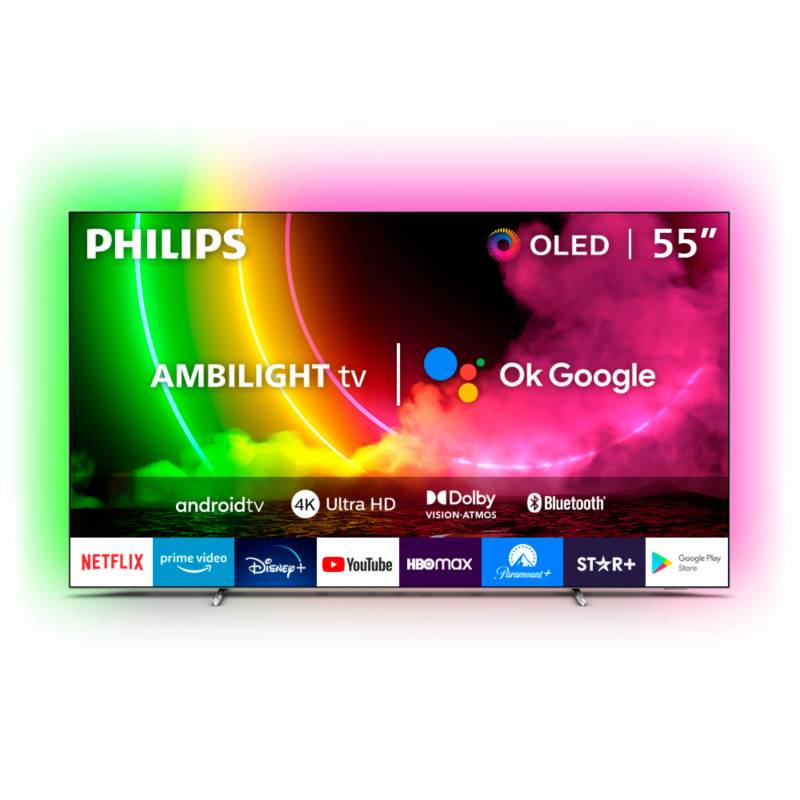 PHILIPS - OLED Philips Ambilight 55” UHD 4K 55OLED707 Android Smart TV