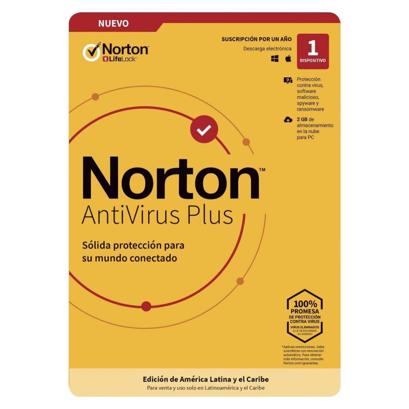 NORTON - Norton Antivirus Plus 1Pc 1 Año 2020