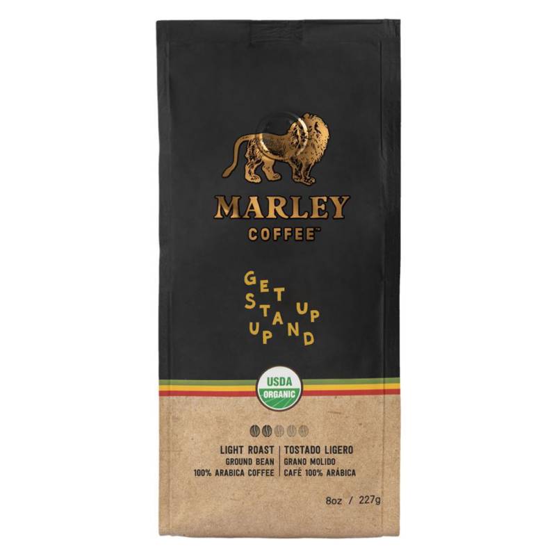 MARLEY COFFEE - Café grano molido orgánico · Get Up Stand Up 227 g