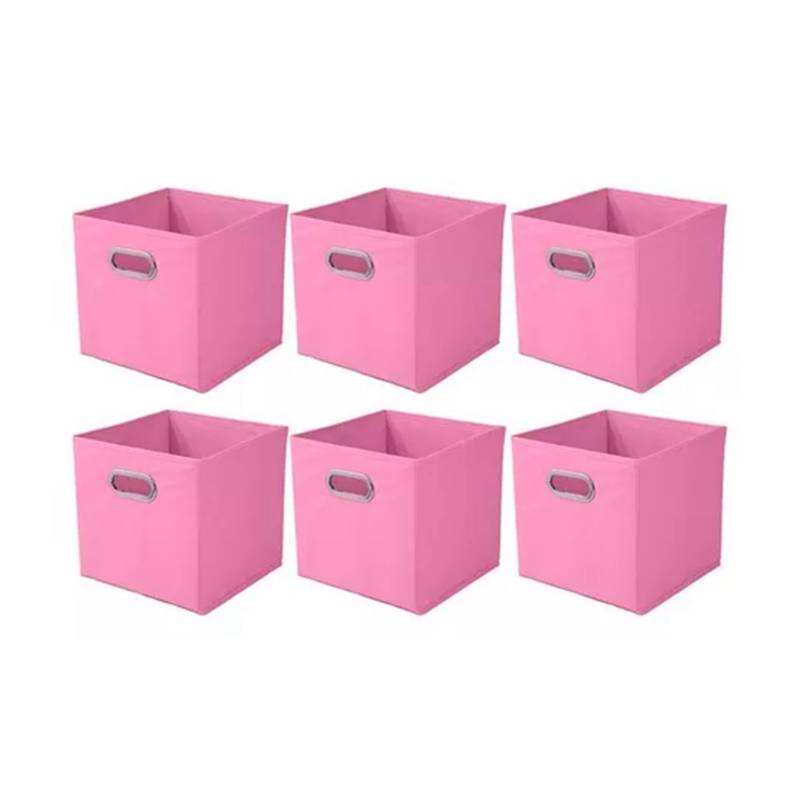 Cajas Asas Organizadoras De Tela Plegables Cubos, Contenedor