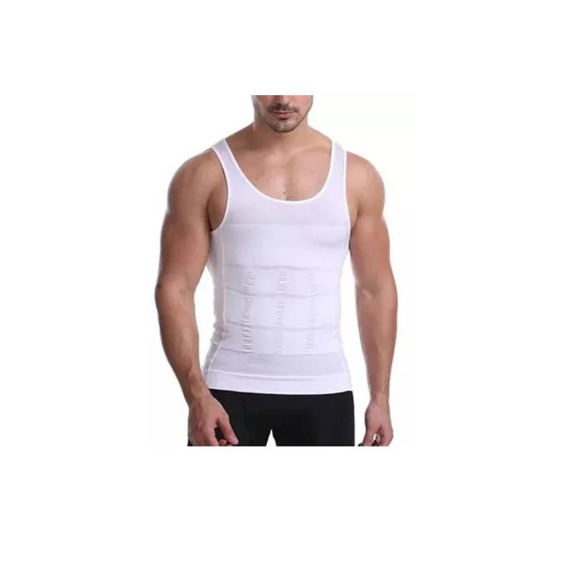 GENERICO Camisetas Reductoras Compresion Para Hombre XXL ST-25987XXL